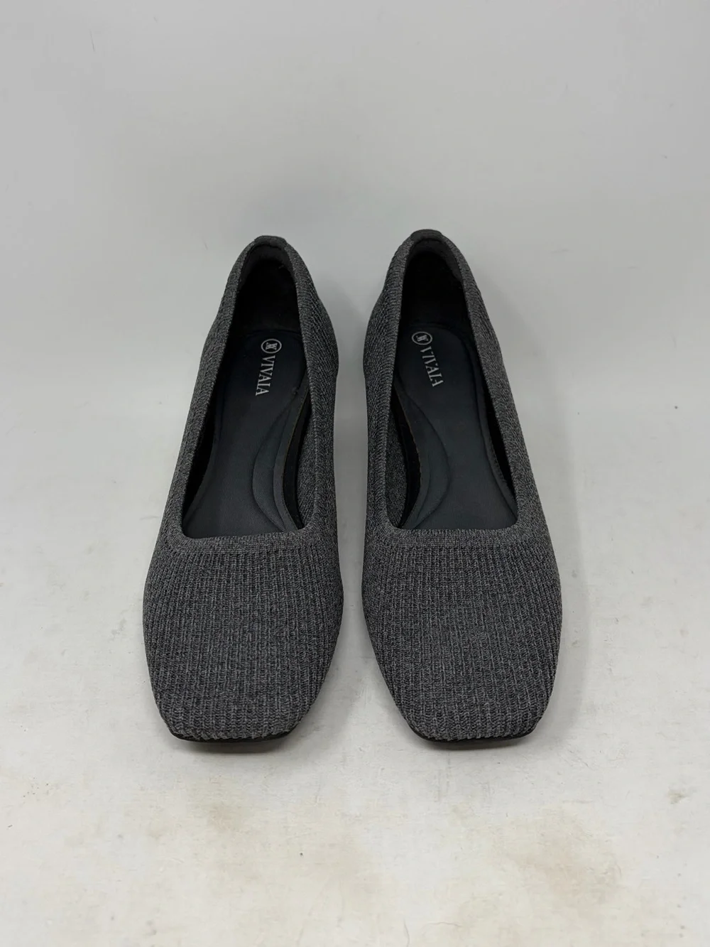 Vivaia Melody Square Toe Block Heel Pumps Size 40 or US 9